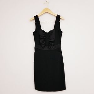 NWT Ted Baker London Ruffle Sheath Black Dress